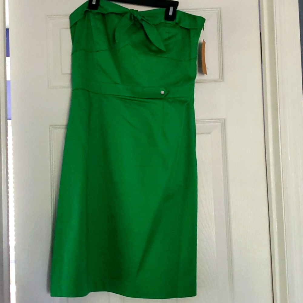 Cremieux strapless midi dress